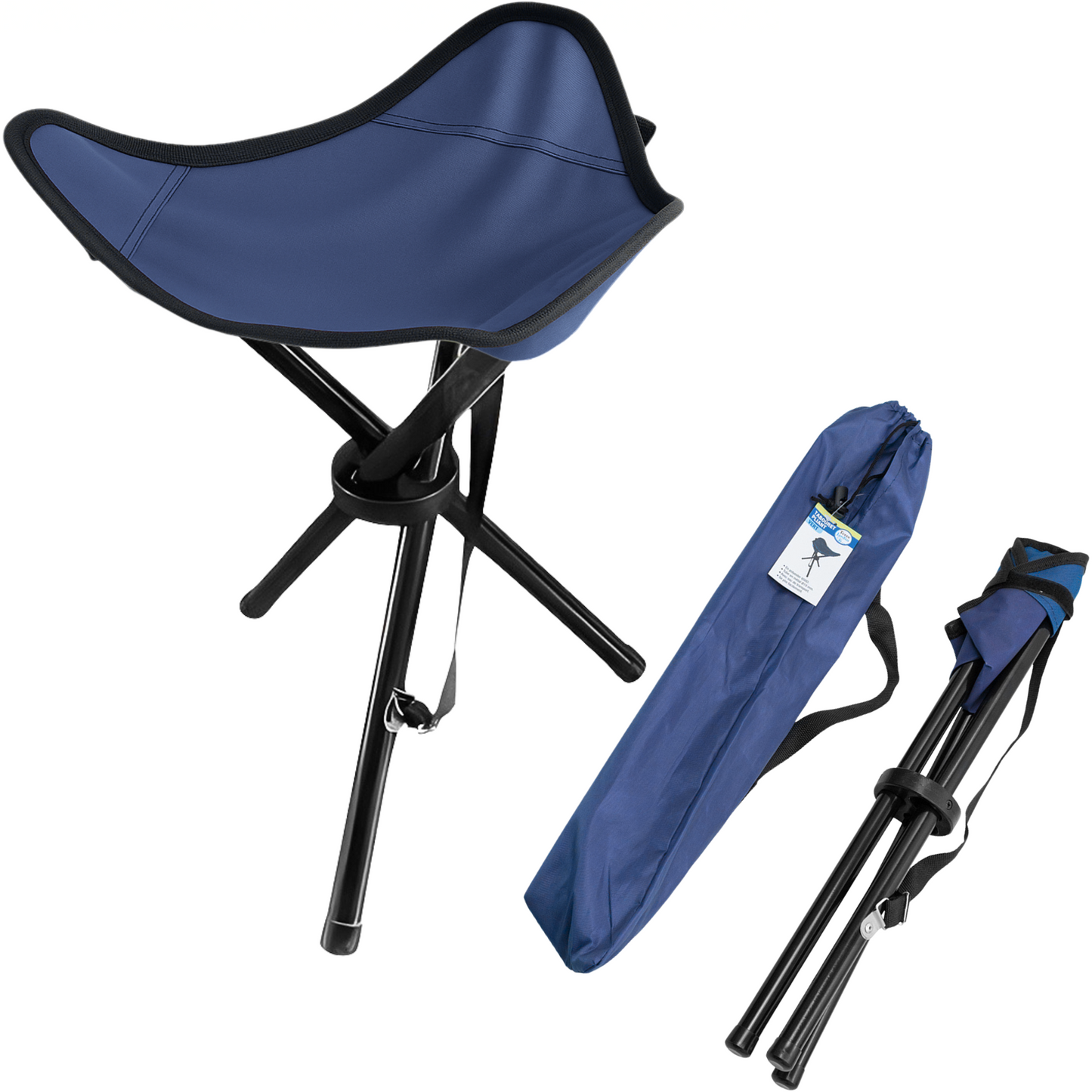 TABOURET PLIANT BLEU