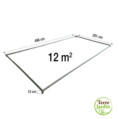 FONDATION SERRE DE JARDIN 496×251×12 CM (1)