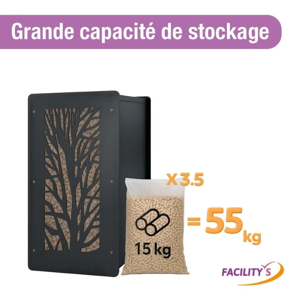 RESERVOIR A GRANULES EBENE NOIR 55KG (5)