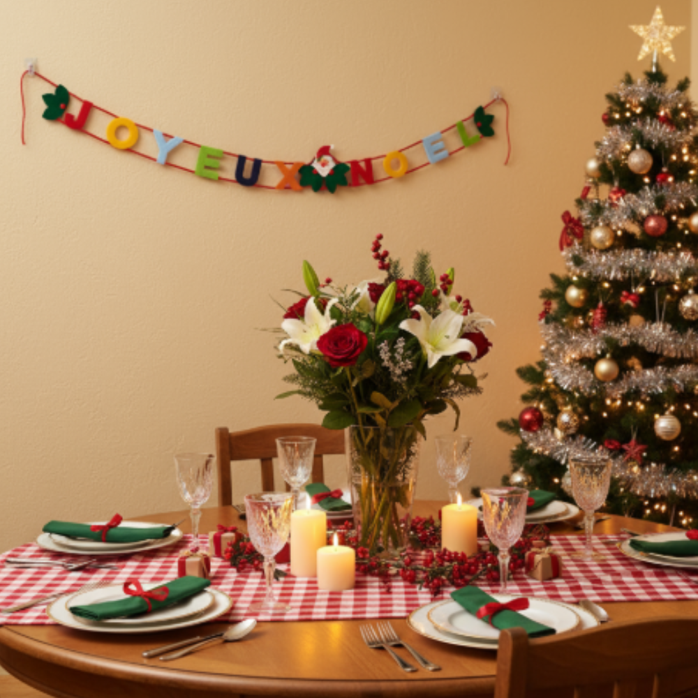 BANDEROLE JOYEUX NOEL FEUTRINE 160 CM (2)
