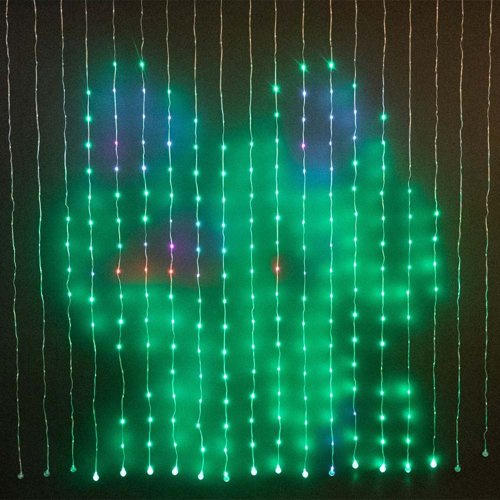 RIDEAU LUMINEUX RGB 400 LED 2X2M AVEC APPLICATION MOBILE (11)