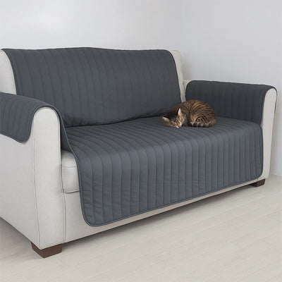 COUVRE FAUTEUIL ET CANAPÉ WATERPROOF MARRON & COUVRE CANAPÉ WATERPROOF 2 PLACES ANTHRAC