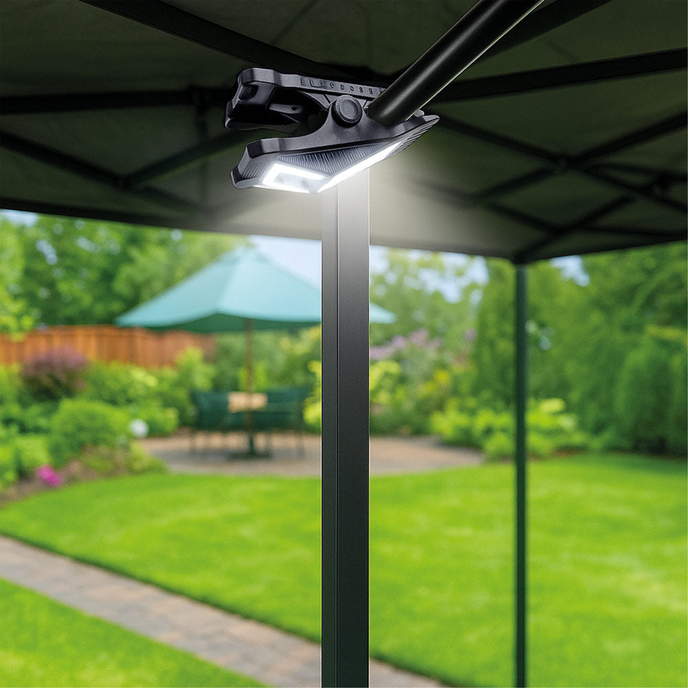 LAMPE SOLAIRE PINCE DETECTEUR DE MOUVEMENT 350LM (8)