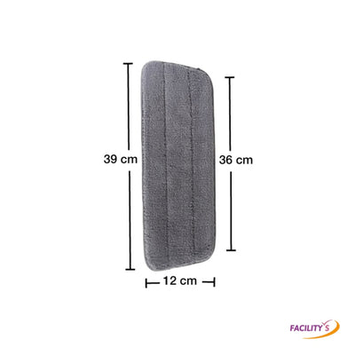 MOP DE RECHANGE BALAI SERPILLERE 39X12CM GRIS