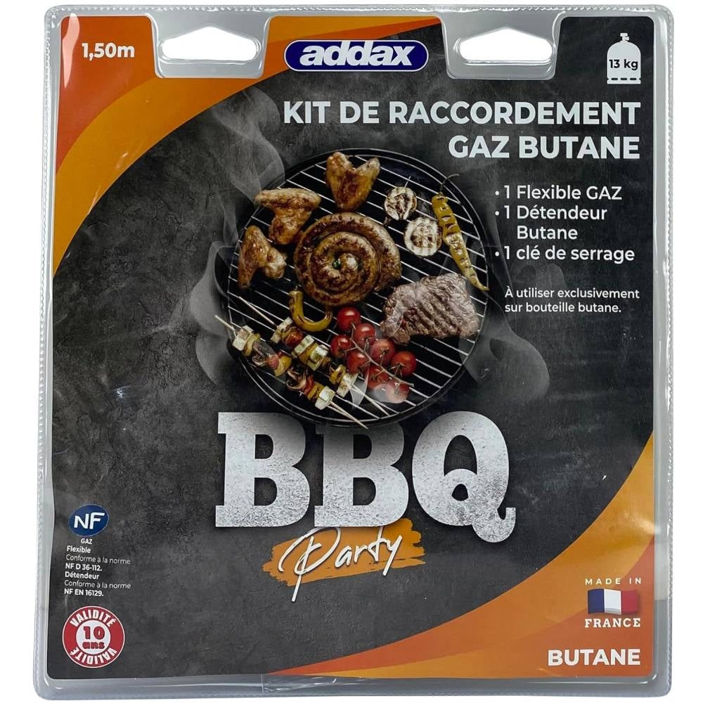 KIT DÉTENDEUR BUTANE 28 MB ET FLEXIBLE DE GAZ 1,5M G1/2 M20×1,5 ET CLE MULTIFONCTION BOUTEILLE 13 KG (4)