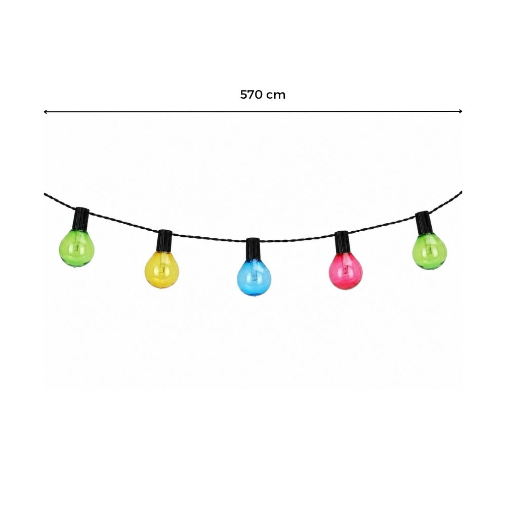 GUIRLANDE LUMINEUSE FÊTE 20LED 5M NOIR (2)