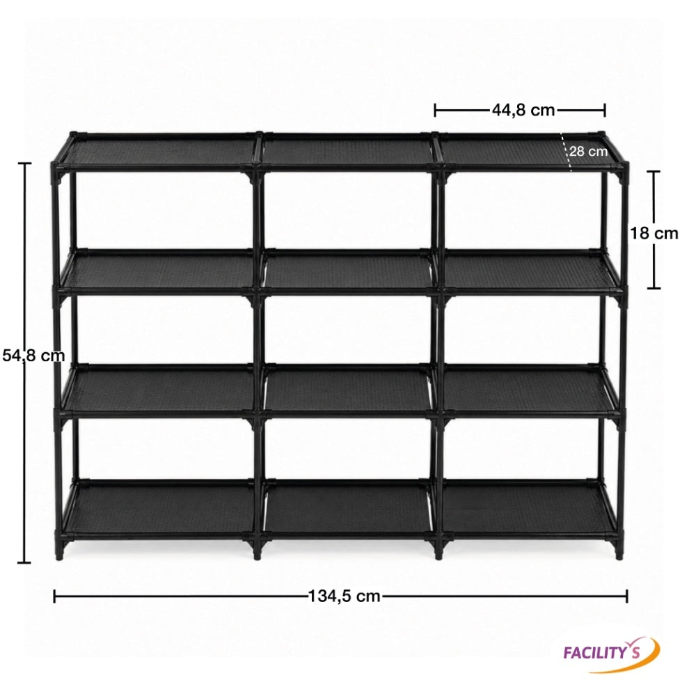 ETAGERE A CHAUSSURES MODULABLES 4 NIVEAUX (6)