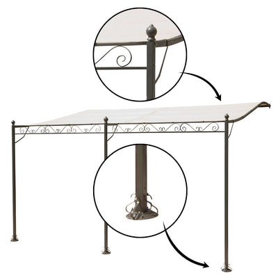 AUVENT EN FER FORGE 4 X 3 M (1)