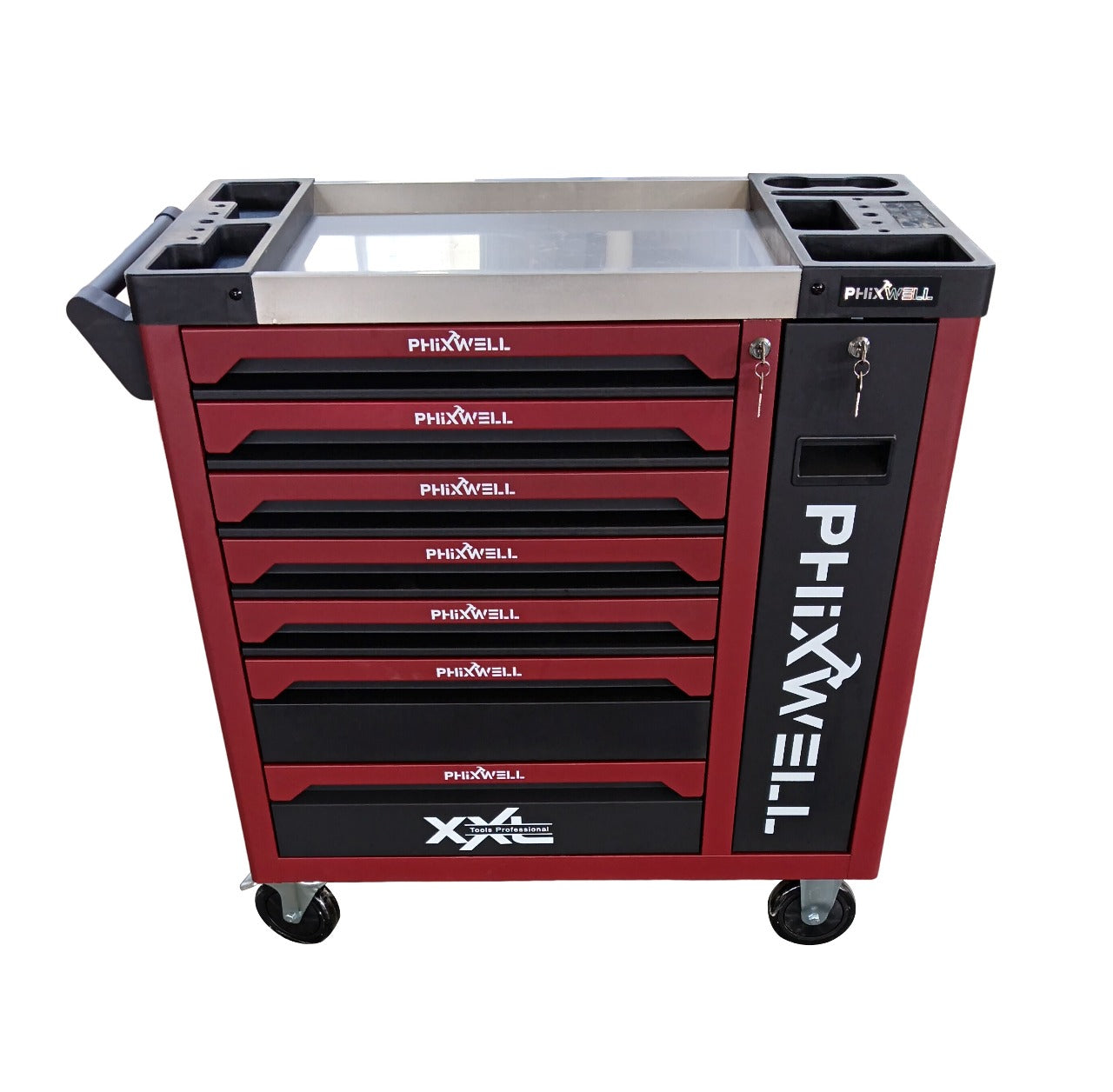 SERVANTE D’OUTILS SPÉCIALE VOITURE – PHIXWELL PRO XXL 319 Outils