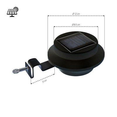 LAMPE SOLAIRE DE GOUTTIÈRE X3 (1)