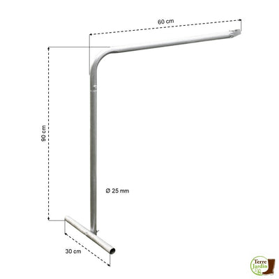 PIEDS POUR ÉTAGÈRES DE SERRE X2 (1)