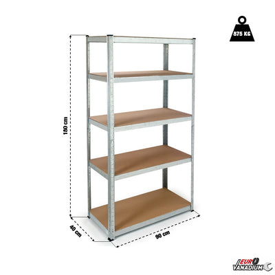 ÉTAGÈRE MÉTAL CHARGES LOURDES SIMPLE (1)