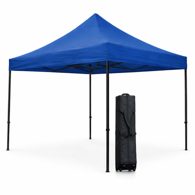 TENTE PLIANTE PRO 3 X 3 M BLEU MARINE