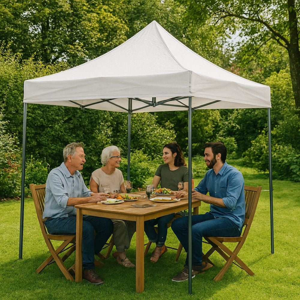 TENTE PLIANTE PRO 3 X 3 M BLANC (5)