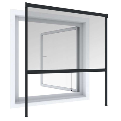 STORE MOUSTIQUAIRE AJUSTABLE 130 X 160 CM & STORE MOUSTIQUAIRE 130 X 160 CM ALU GRIS