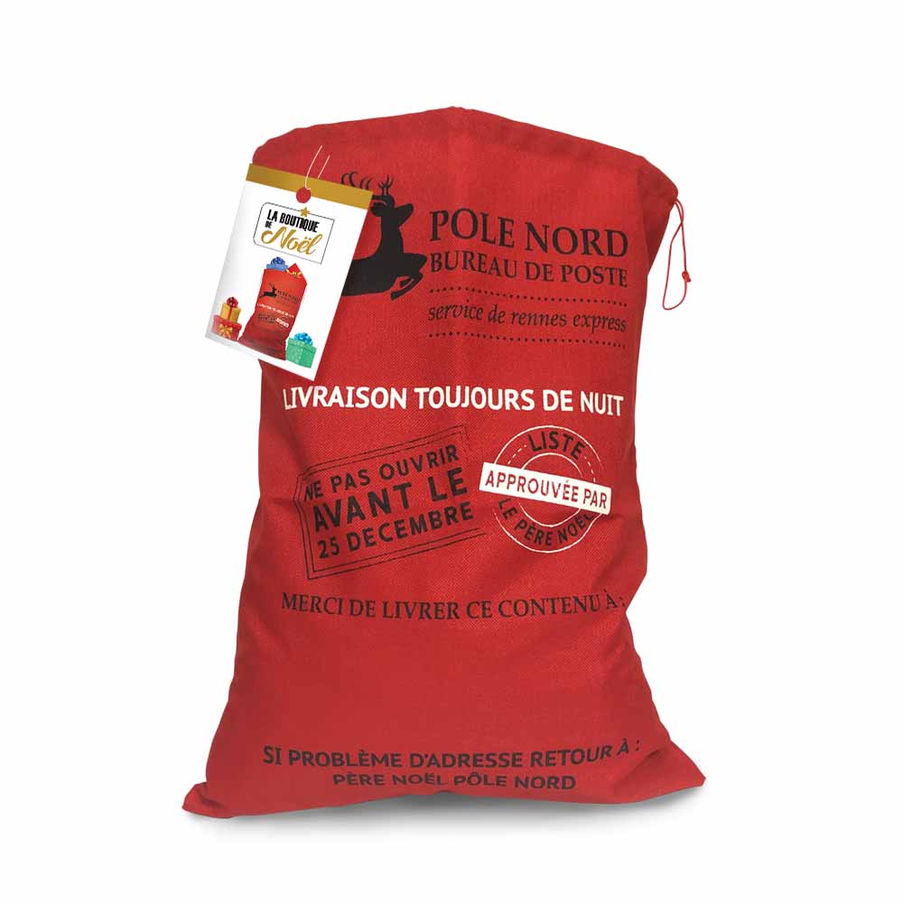 HOTTE DU PÈRE NOËL, Lot de 4 (6)