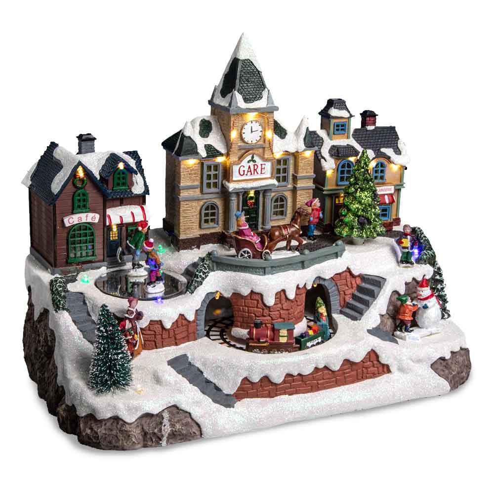 VILLAGE DE NOËL GARE ET ENFANTS