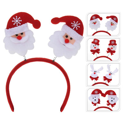 SERRE-TÊTE DE NOËL AVEC PERSONNAGES