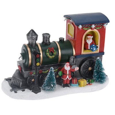 VILLAGE DE NOËL LOCOMOTIVE LED ANIMÉ (1)