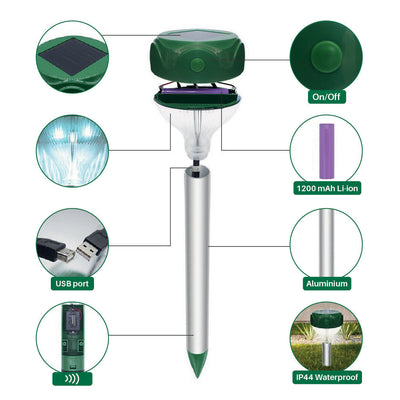 LAMPE REPOUSSE TAUPES ET SERPENTS SOLAIRE (1)