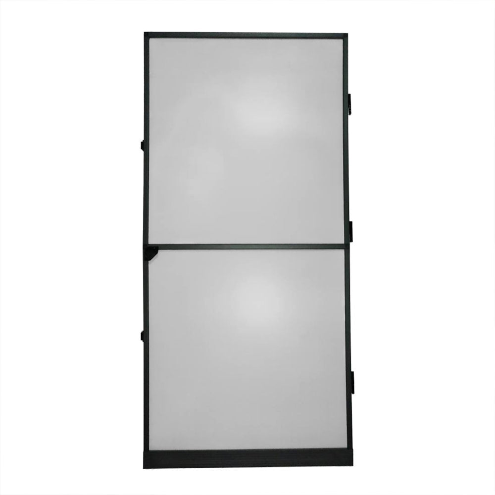 KIT ALU MOUSTIQUAIRE POUR PORTE GRIS