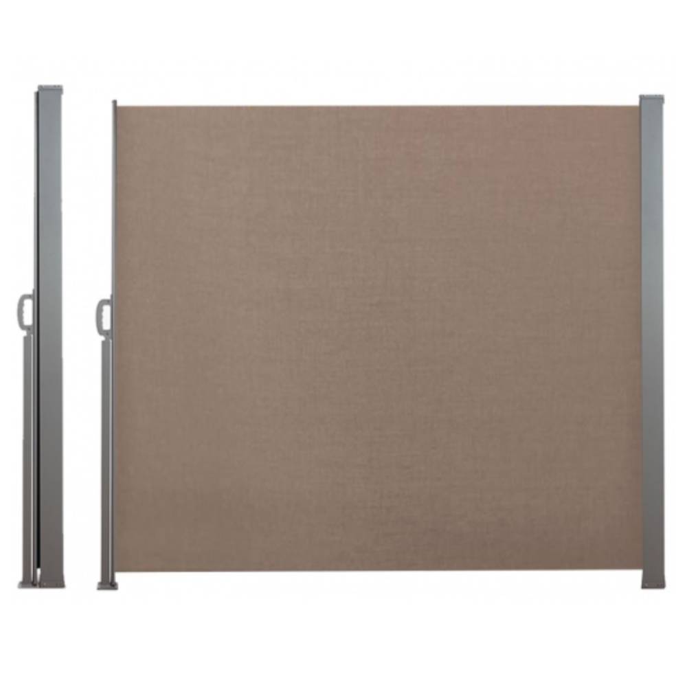 PARAVENT RÉTRACTABLE 2,5 X 1,6 M (5) & PARAVENT RÉTRACTABLE 2,5 X 1,6 M TAUPE