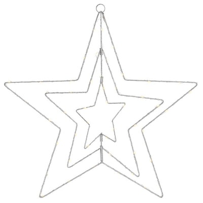ÉTOILE TRIPLE ARTICULÉE 50 LED