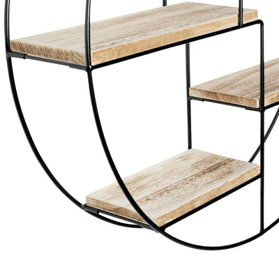 ÉTAGÈRE RONDE MURALE 4 PLATEAUX (1)