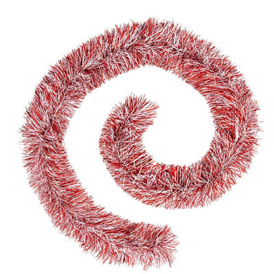 GUIRLANDE BOA ROUGET ET BLANCHE