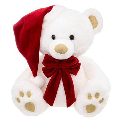 PELUCHE OURS BONNET 48 CM