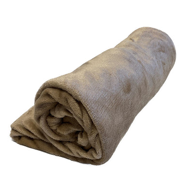 COUVERTURE PLAID POLAIRE 150X200 CM & COUVERTURE PLAID POLAIRE 150X200 CM MARRON