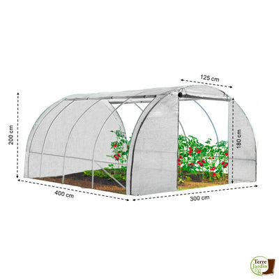 SERRE DE JARDIN 3 X 4 M - 4 FENÊTRES (1)