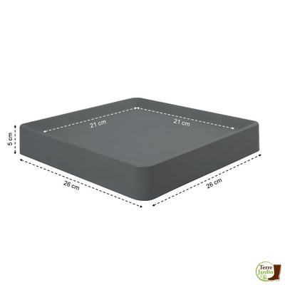 SUPPORT ROULANT POUR PLANTES CARRÉ (1)