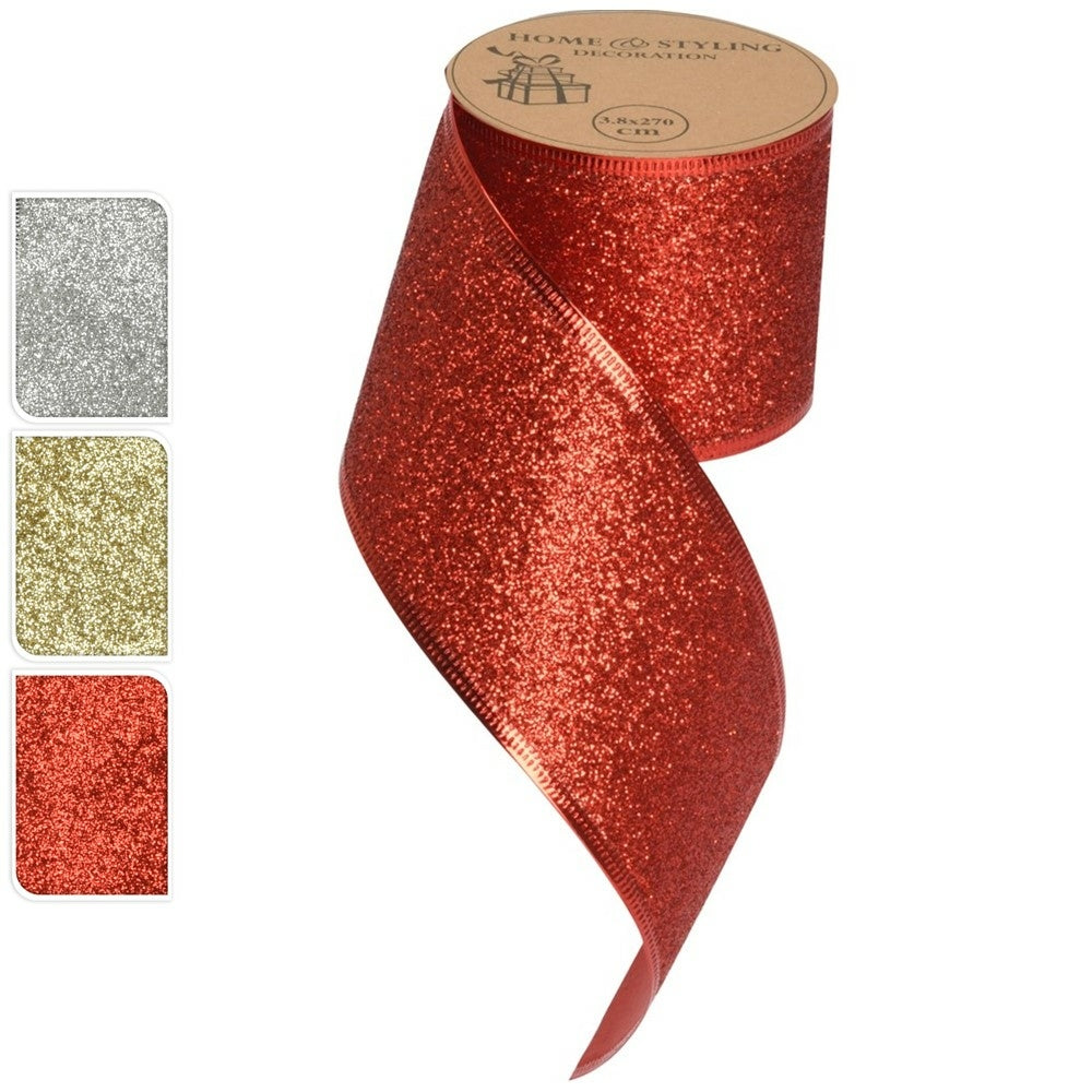 RUBAN À PAILLETTES EN ROULEAU 2,7M