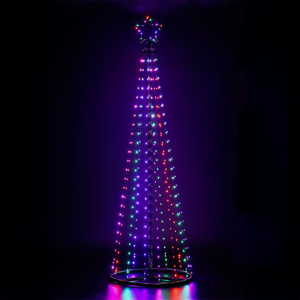 SAPIN ÉLECTRIQUE 370 LED MULTICOLORE (3)