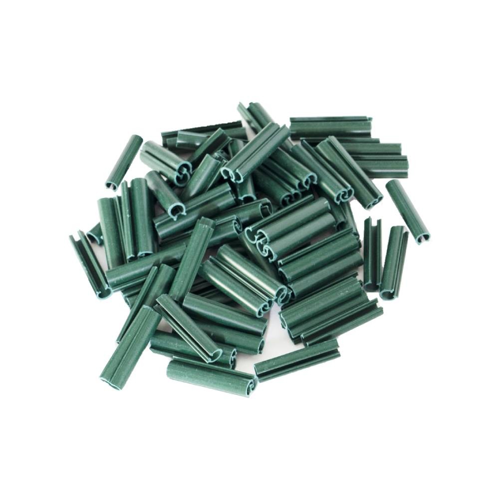 CLIPS DE FIXATION KIT OCCULTANT PVC VERT
