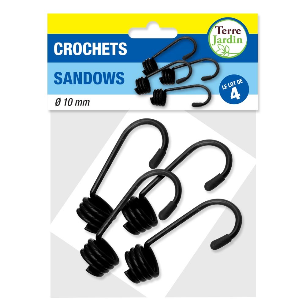 CROCHETS POUR SANDOWS 10 MM X4