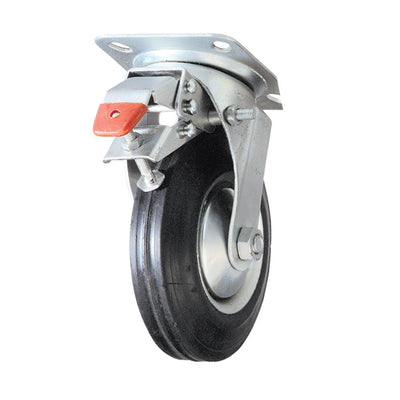 ROULETTE PIVOTANTE Ø 85 MM AVEC FREIN & ROULETTE PIVOTANTE Ø 125 MM AVEC FREIN