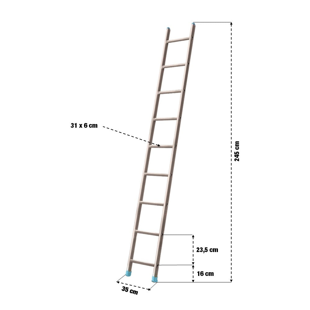 ÉCHELLE SIMPLE 2,45 M (1)