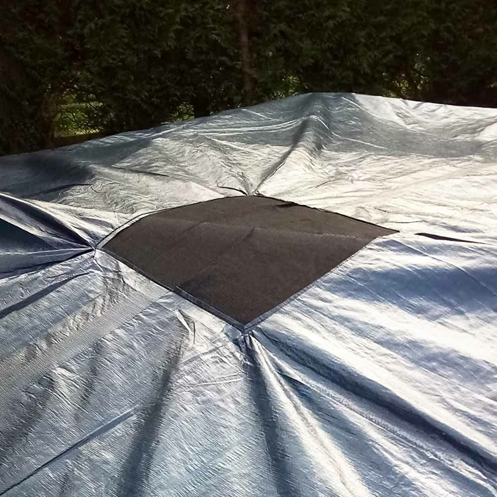 BÂCHE PISCINE RONDE 140 G/M² (6)