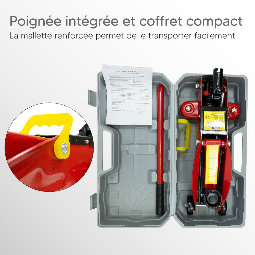 CRIC ROULEUR HYDRAULIQUE 2 TONNES (4)