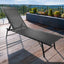 CHAISE LONGUE PLIABLE TEXTILENE NOIRE (7)