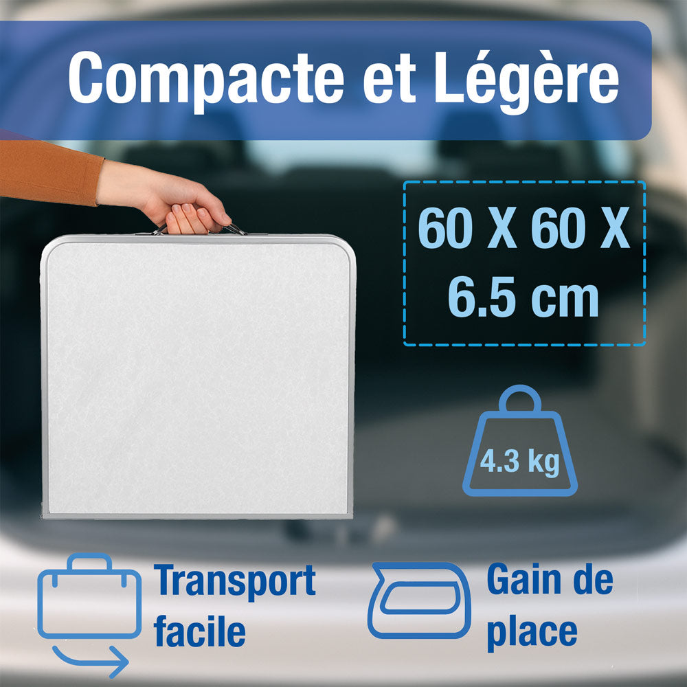TABLE DE CAMPING PLIABLE AVEC 4 TABOURETS (4)