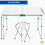 TABLE DE CAMPING PLIABLE AVEC 4 TABOURETS (6)