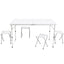 TABLE DE CAMPING PLIABLE AVEC 4 TABOURETS