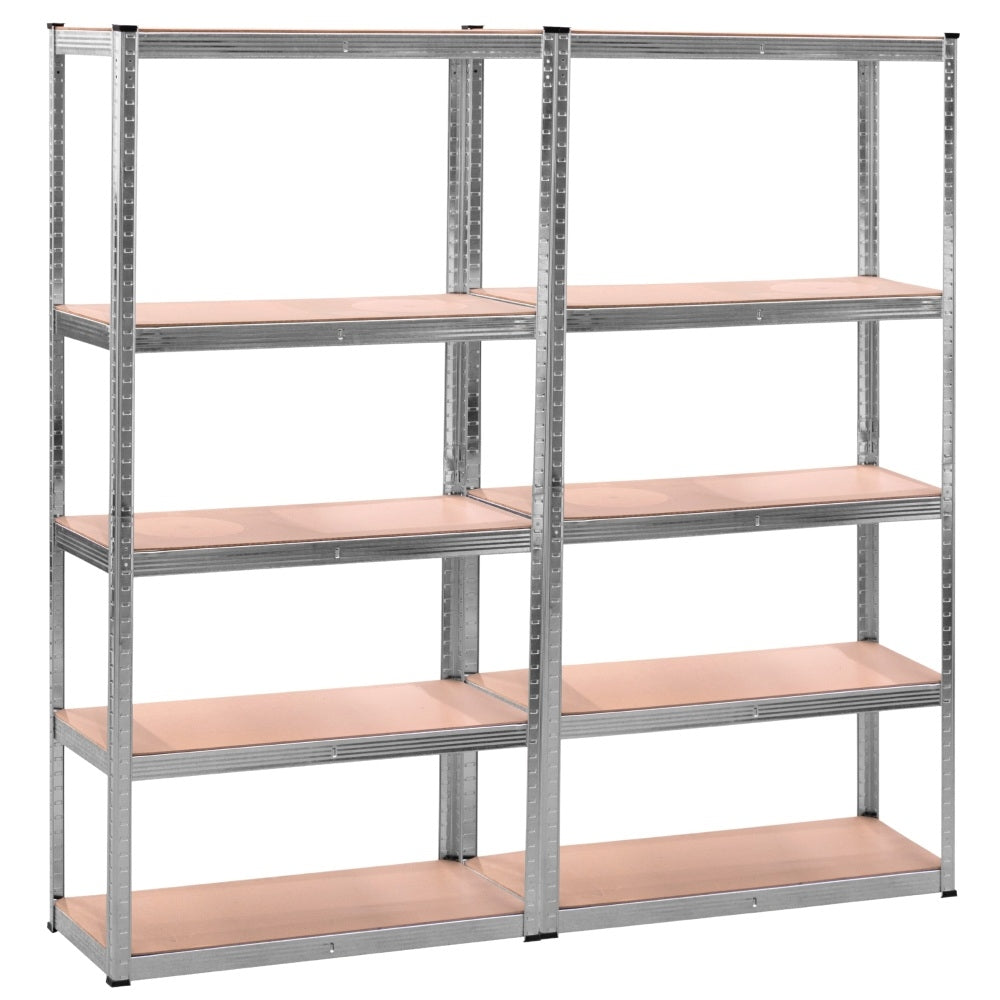 ETAGERE METAL CHARGES LOURDES DOUBLE MODULABLE L180xP40xH180 CM 5 NIV