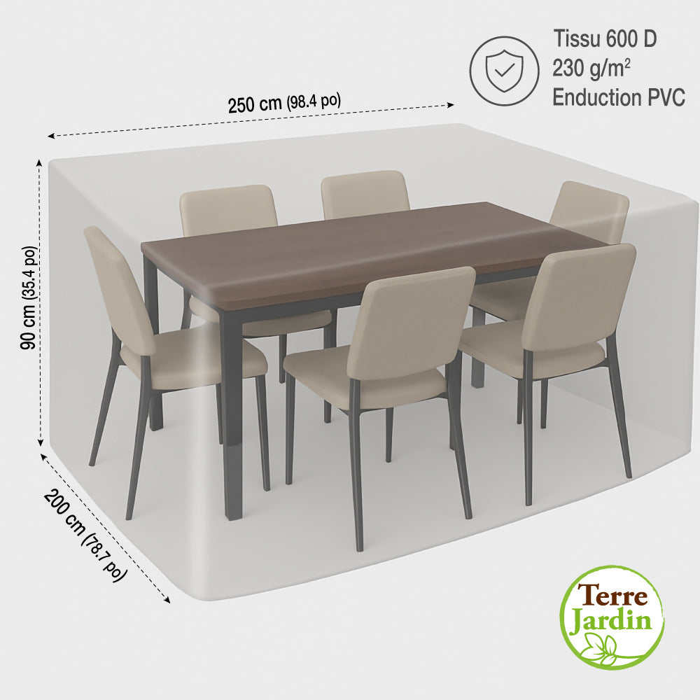 HOUSSE POLYESTER 600D ENDUIT PVC TABLE RECTANGLE L250xl200xH90 CM (4)