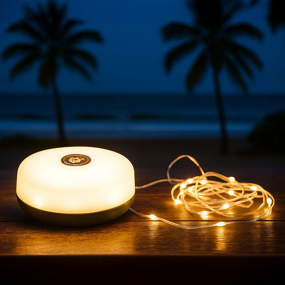 LAMPE DE CAMPING 36 LED RECHARGEABLE AVEC GUIRLANDE 98 LED (3)