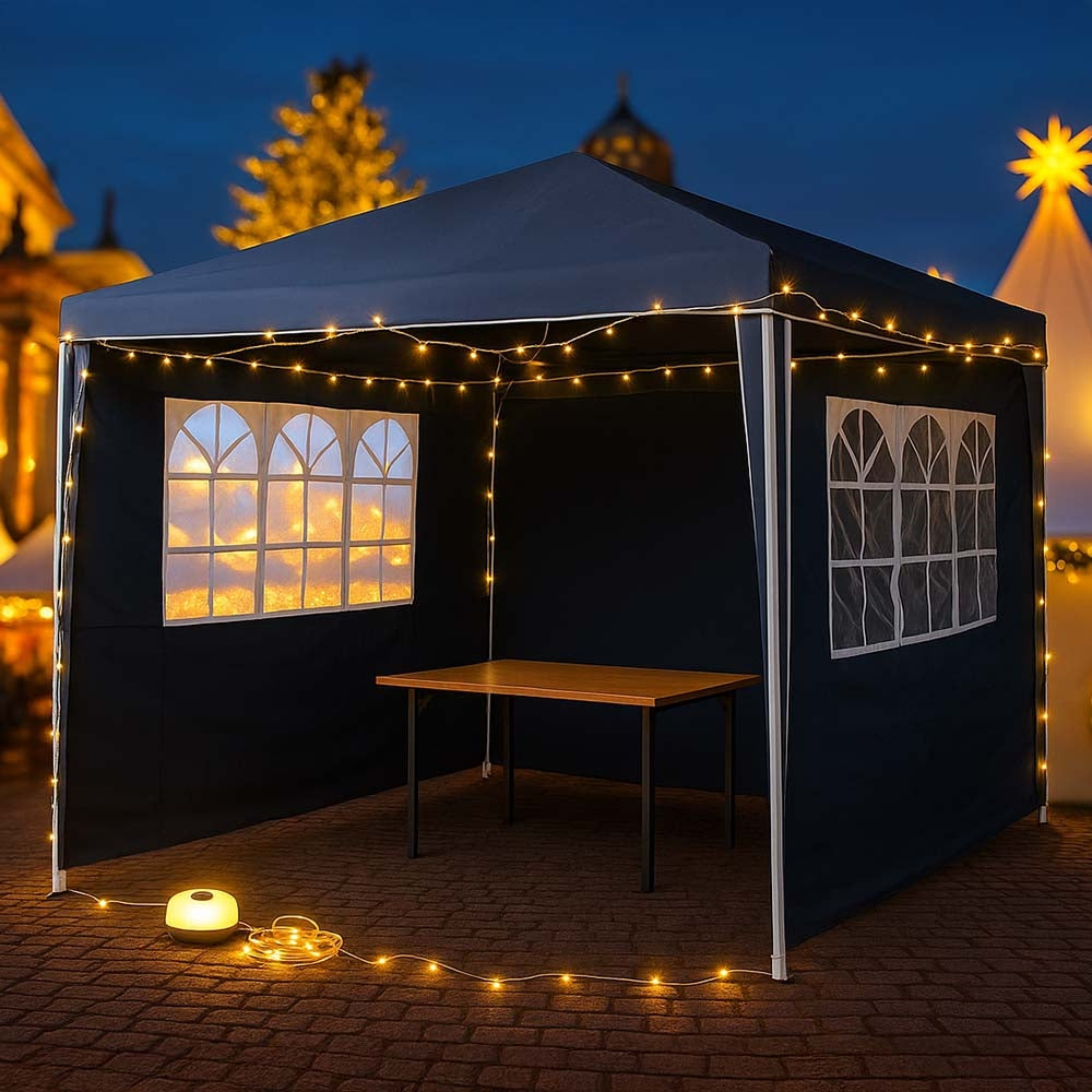 LAMPE DE CAMPING 36 LED RECHARGEABLE AVEC GUIRLANDE 98 LED (7)