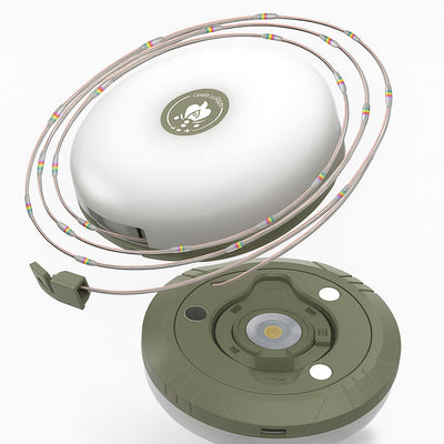LAMPE DE CAMPING 36 LED RECHARGEABLE AVEC GUIRLANDE 98 LED